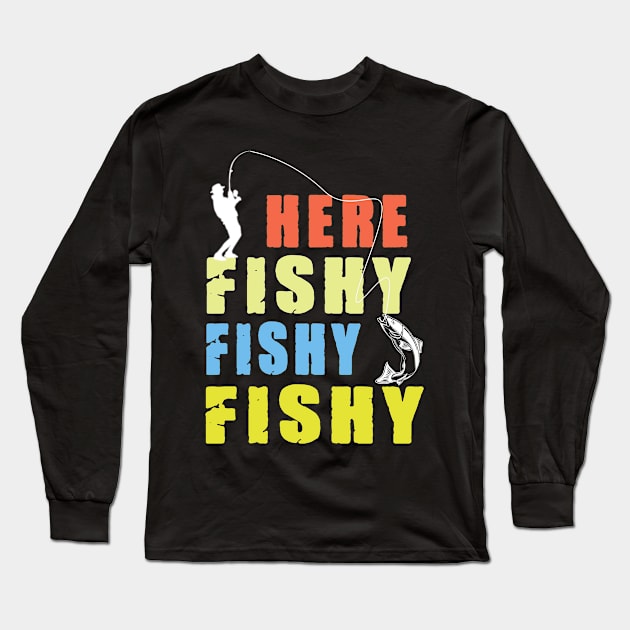 Funny Fishing Long Sleeve T-Shirt by khalid12